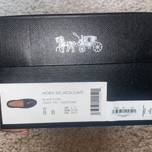 Brand New Coach Loafers!!! Perfect for work. Black and Grey. Size 8 📌📌📌